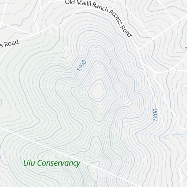 Map of Kilima Kiu Hill