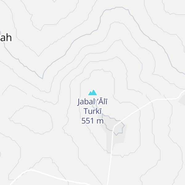 Map of Jabal ‘Ālī Turkī