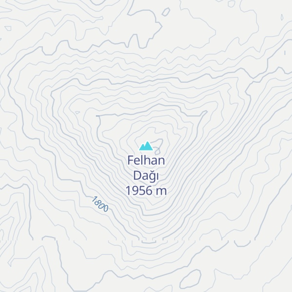 Map of Felhan Dağı