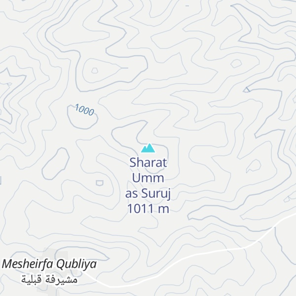 Map of Sharat Umm as Suruj