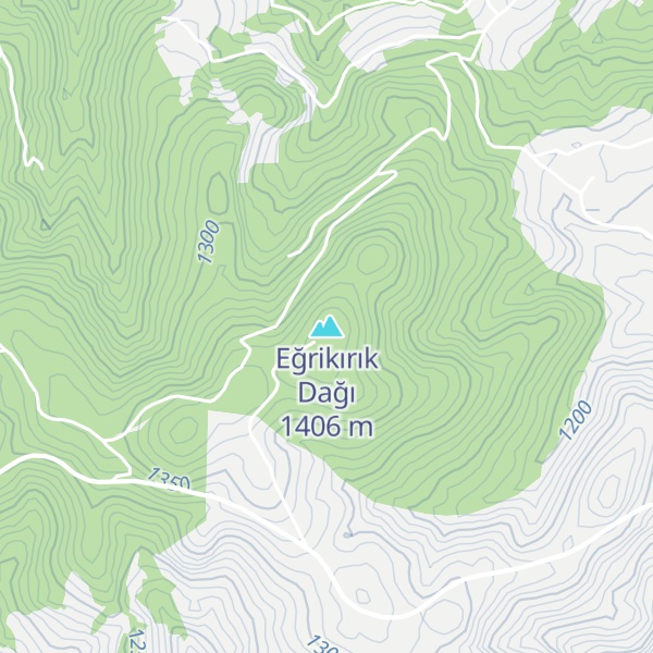 Map of Eğrikırık Dağı