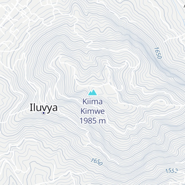 Map of Kiima Kimwe