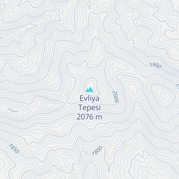 Map of Evliya Tepesi