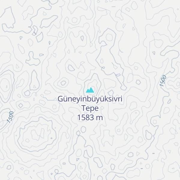Map of Güneyinbüyüksivri Tepe