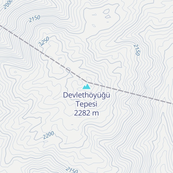Map of Devlethöyüğü Tepesi