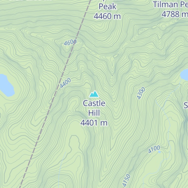 Map of Castle Hill