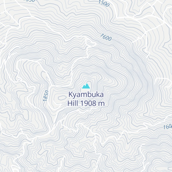 Map of Kyambuka Hill