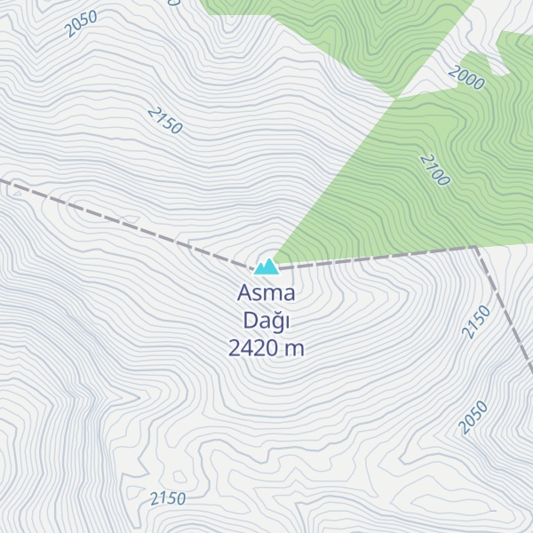 Map of Asma Dağı