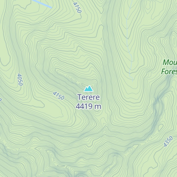 Map of Terere