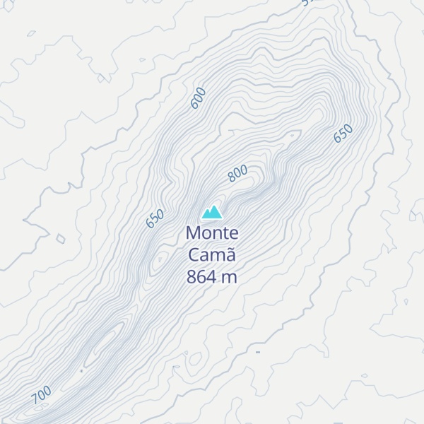 Map of Monte Camã