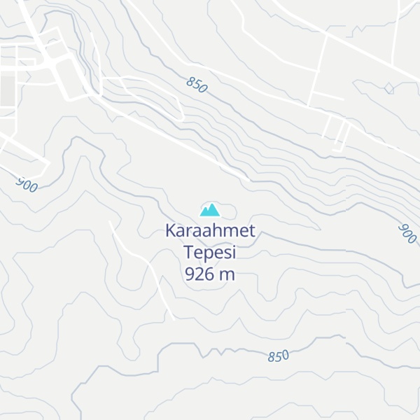 Map of Karaahmet Tepesi