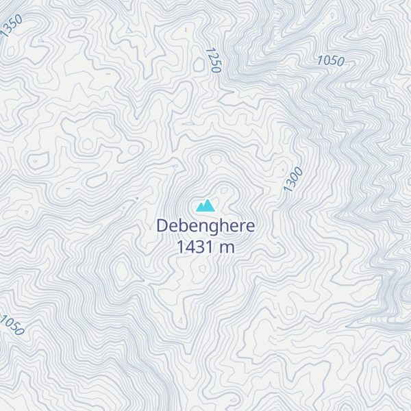 Map of Debenghere