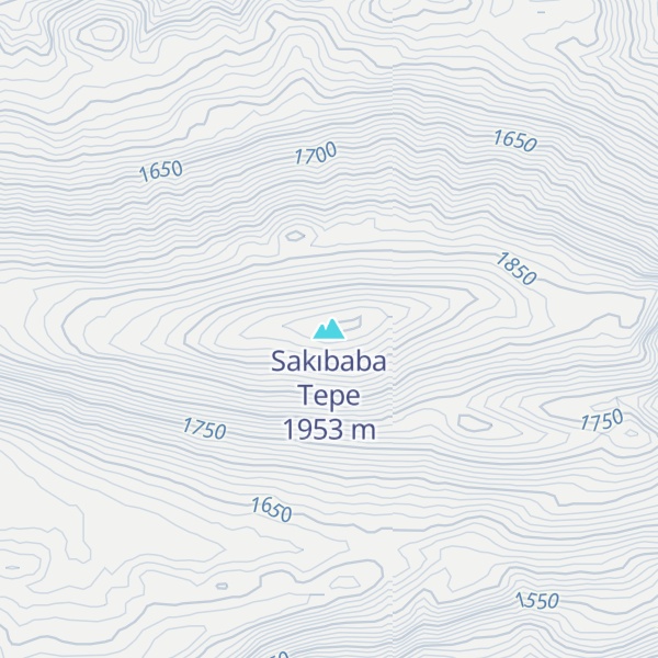 Map of Sakıbaba Tepe