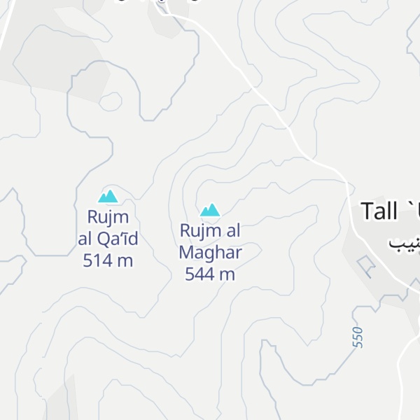 Map of Rujm al Maghar
