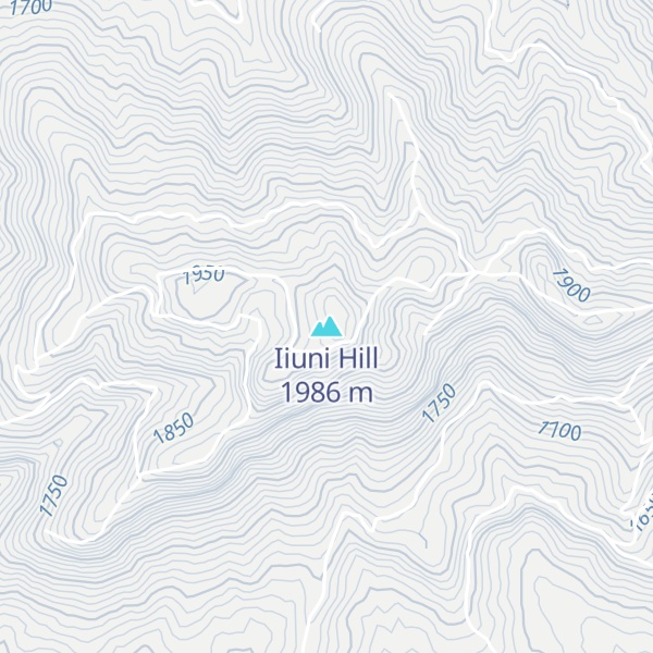Map of Iiuni Hill