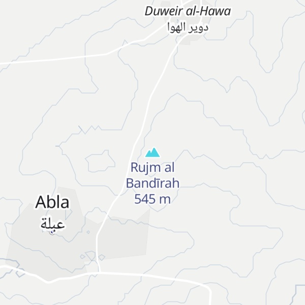 Map of Rujm al Bandīrah