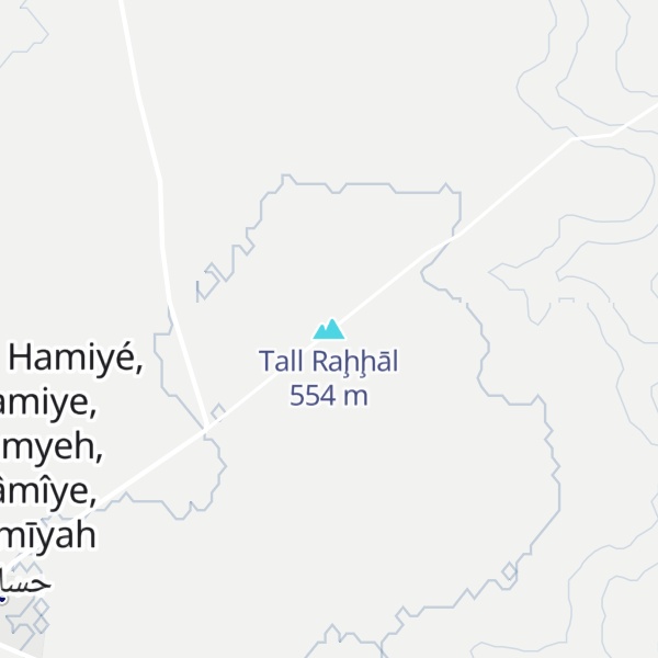 Map of Tall Raḩḩāl