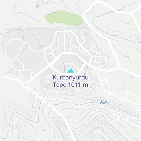 Map of Kurbanyurdu Tepe