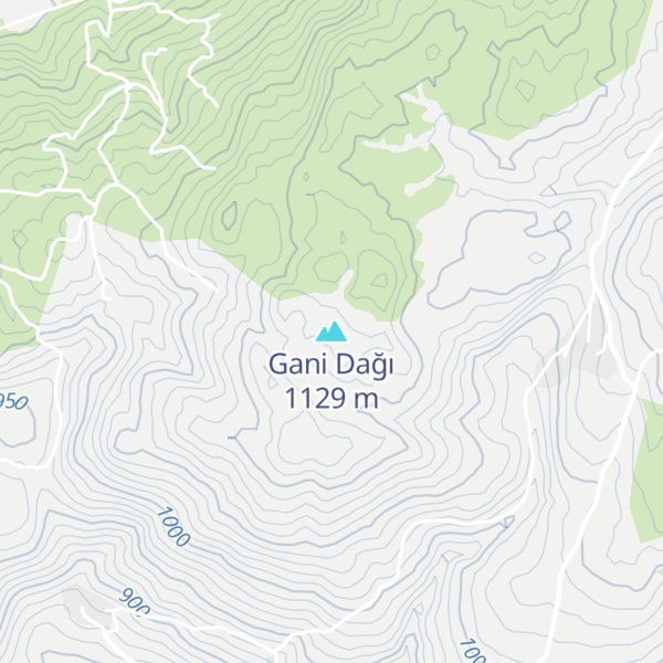 Map of Gani Dağı