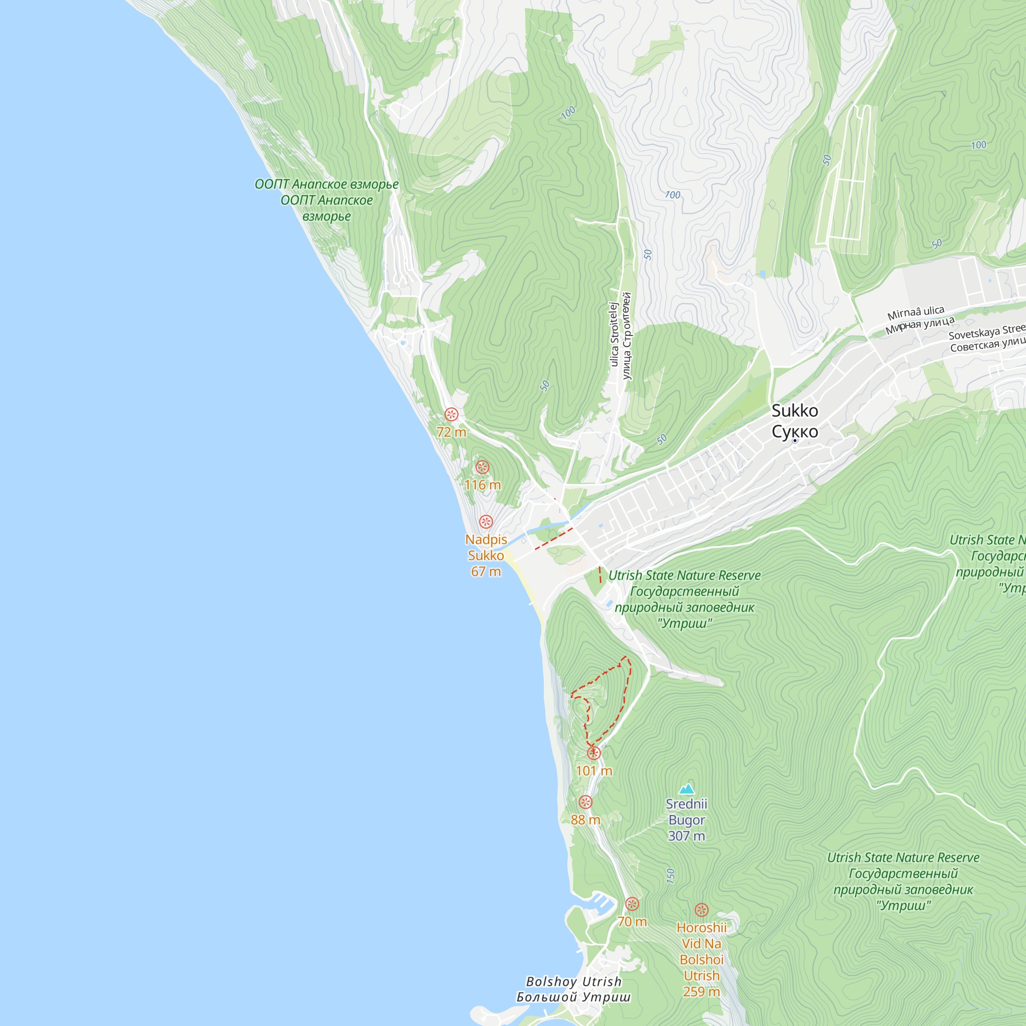 Gulfstream map
