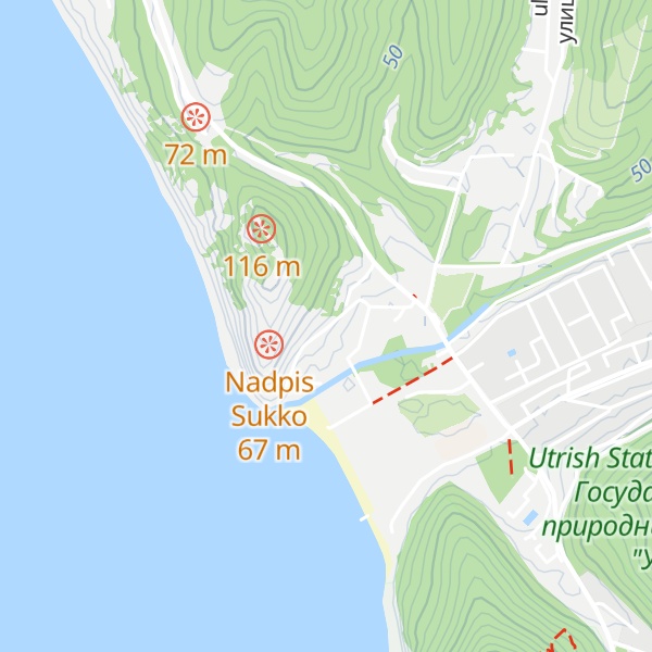 Map of Gulfstream