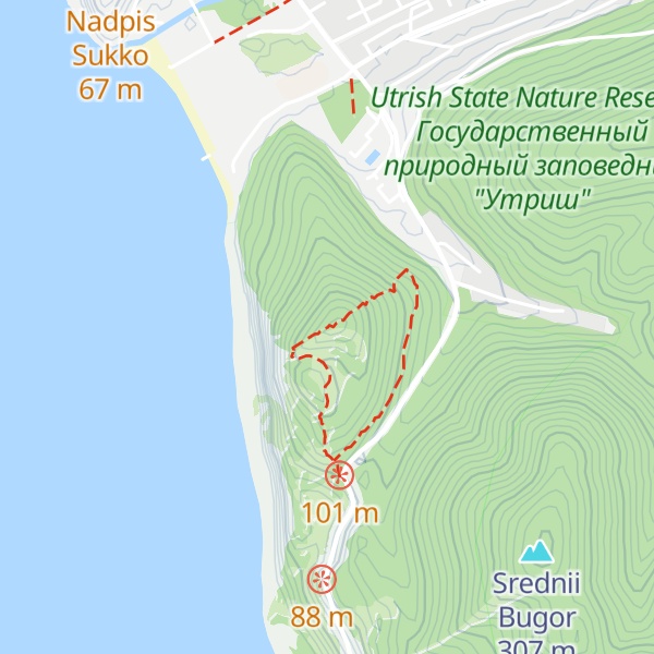 Map of Soldatskaya