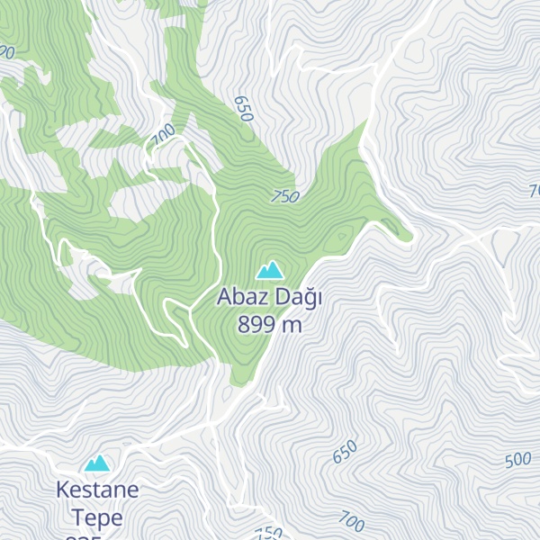 Map of Abaz Dağı