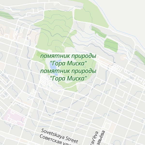 Map of Gryazevoi Vulkan Miska
