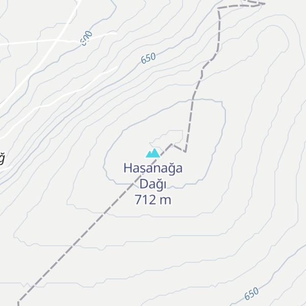 Map of Hasanağa Dağı