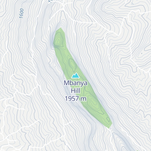 Map of Mbanya Hill