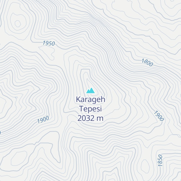 Map of Karageh Tepesi