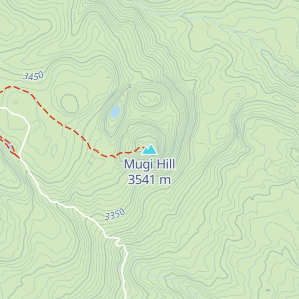 Map of Mugi Hill