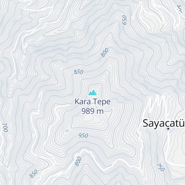 Map of Kara Tepe