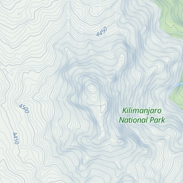 Map of Mawenzi