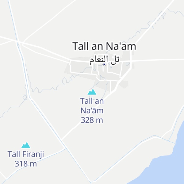 Map of Tall an Na‘ām