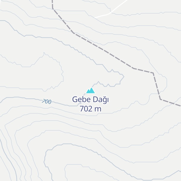 Map of Gebe Dağı