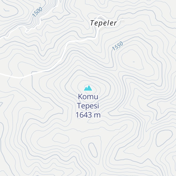 Map of Komu Tepesi