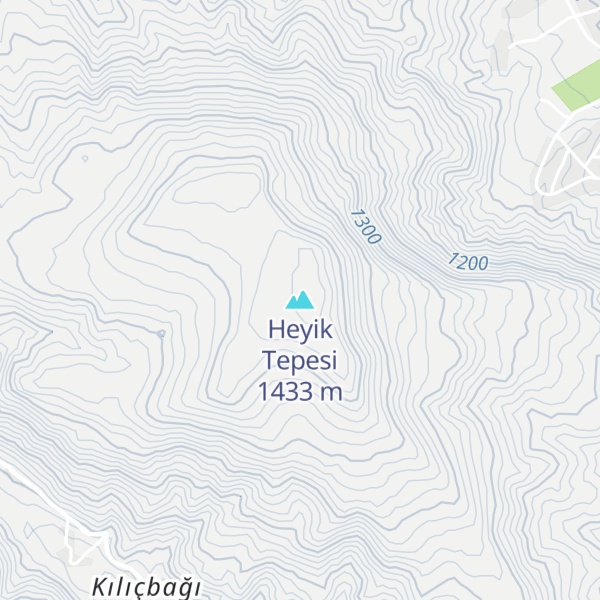 Map of Heyik Tepesi