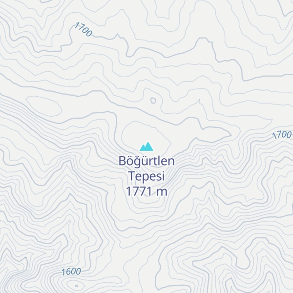 Map of Böğürtlen Tepesi