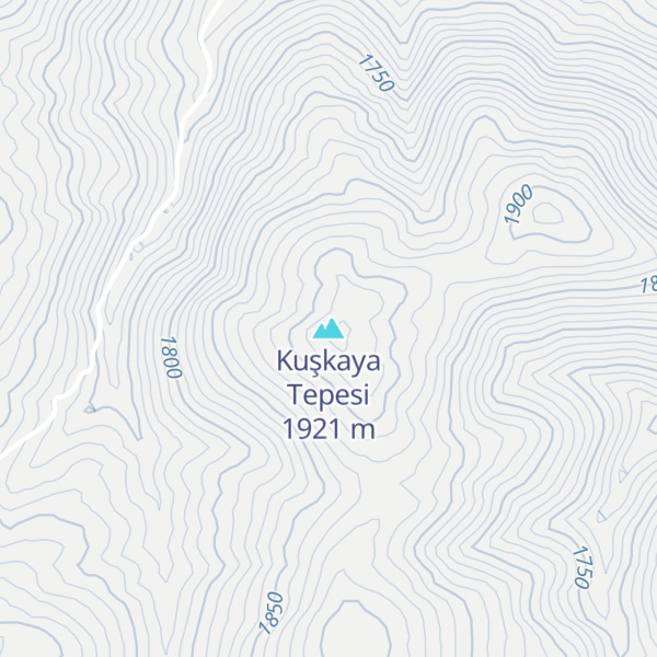 Map of Kuşkaya Tepesi