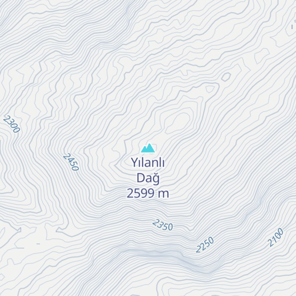 Map of Yılanlı Dağ