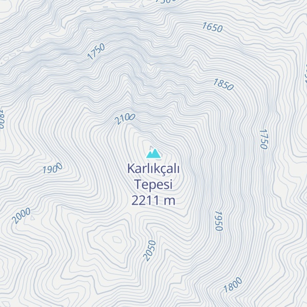 Map of Karlıkçalı Tepesi