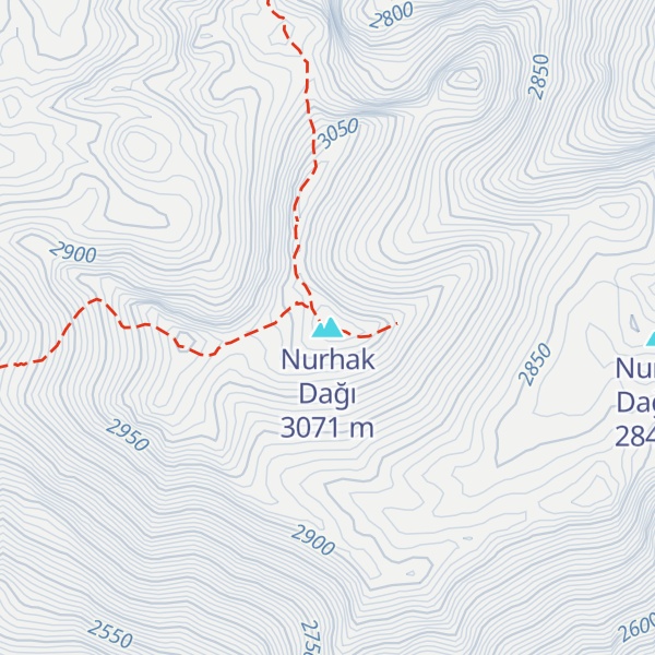 Map of Nurhak Dağı