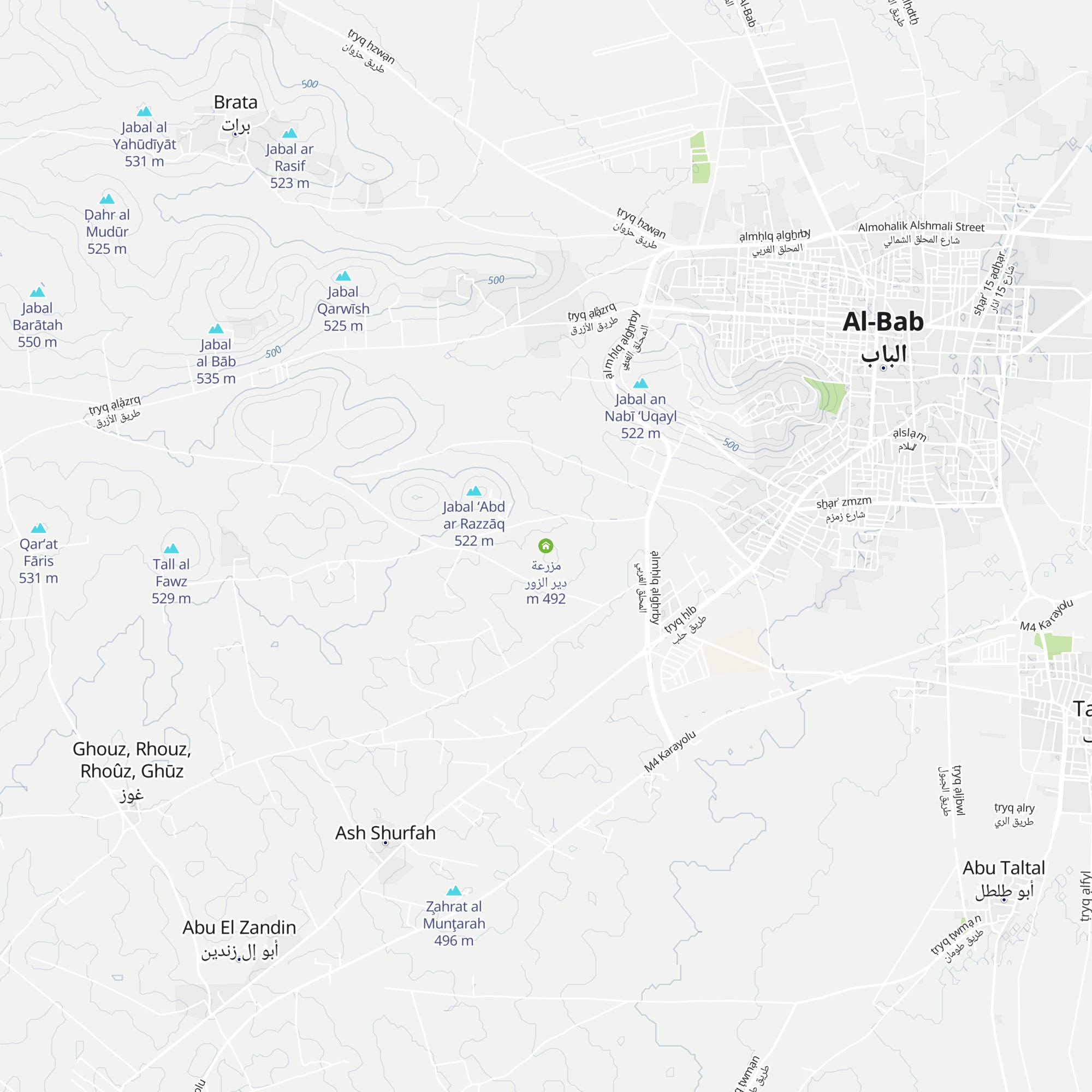 مزرعة دير الزور map