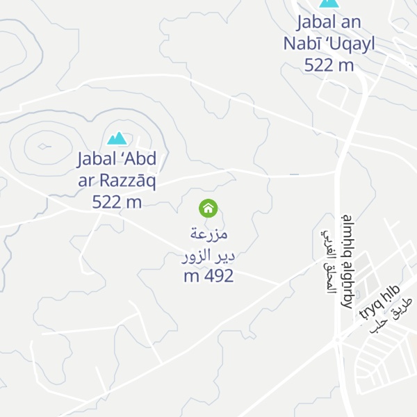 Map of مزرعة دير الزور