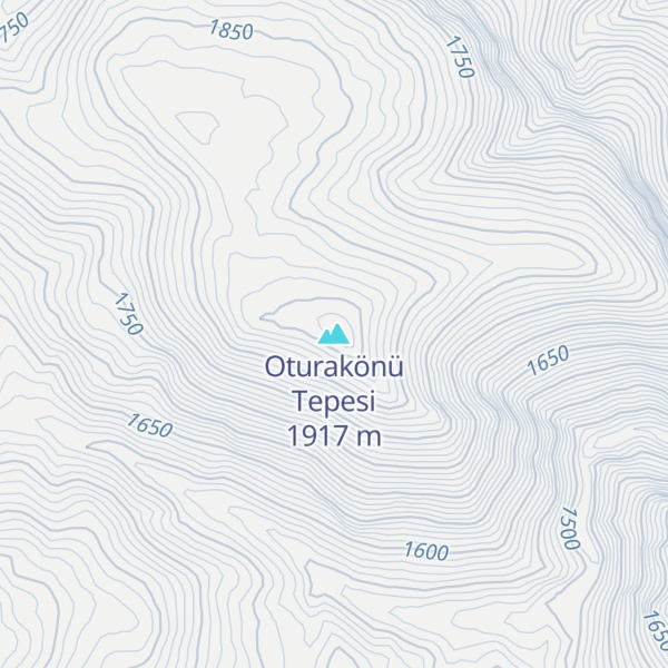 Map of Oturakönü Tepesi