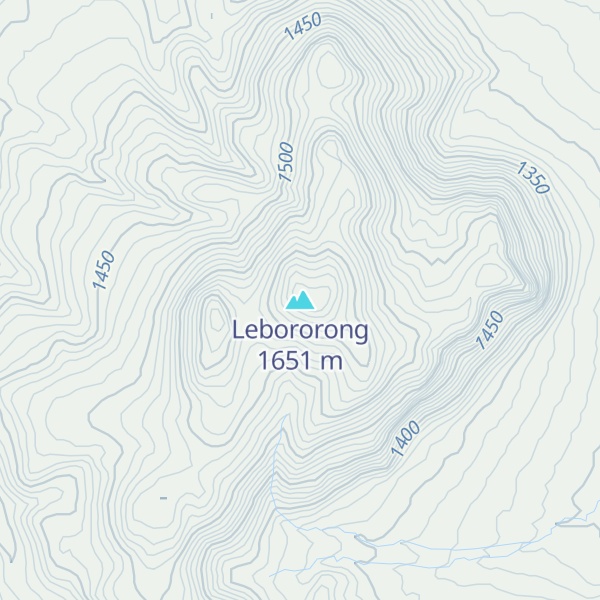 Map of Lebororong