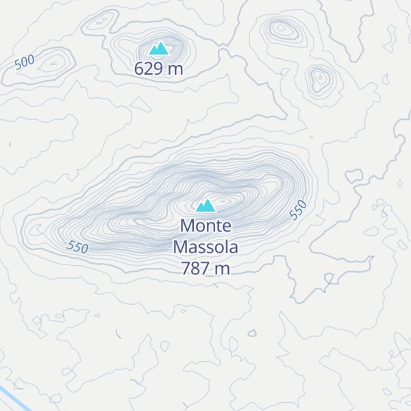Map of Monte Massola