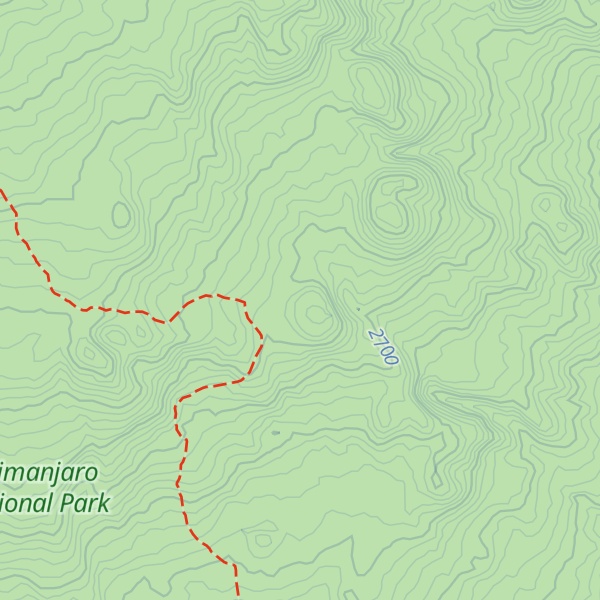 Map of Maundi Krater