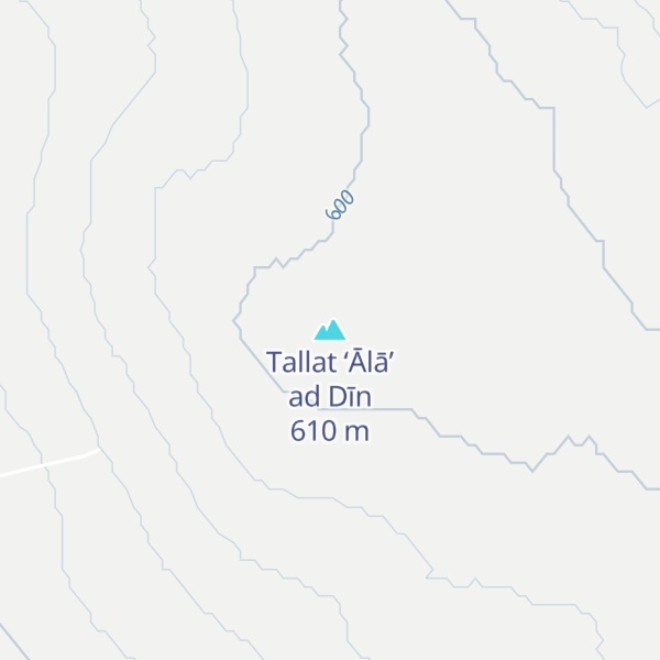 Map of Tallat ‘Ālā’ ad Dīn